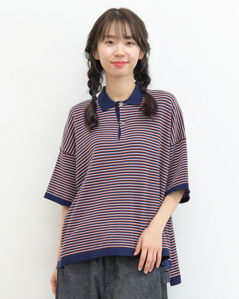 会員様限定10％OFF】［NATURAL LAUNDRY］コットンマルチボーダーワイド