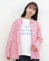 ［NATURAL LAUNDRY］アシェットフワラーパジャマシャツ