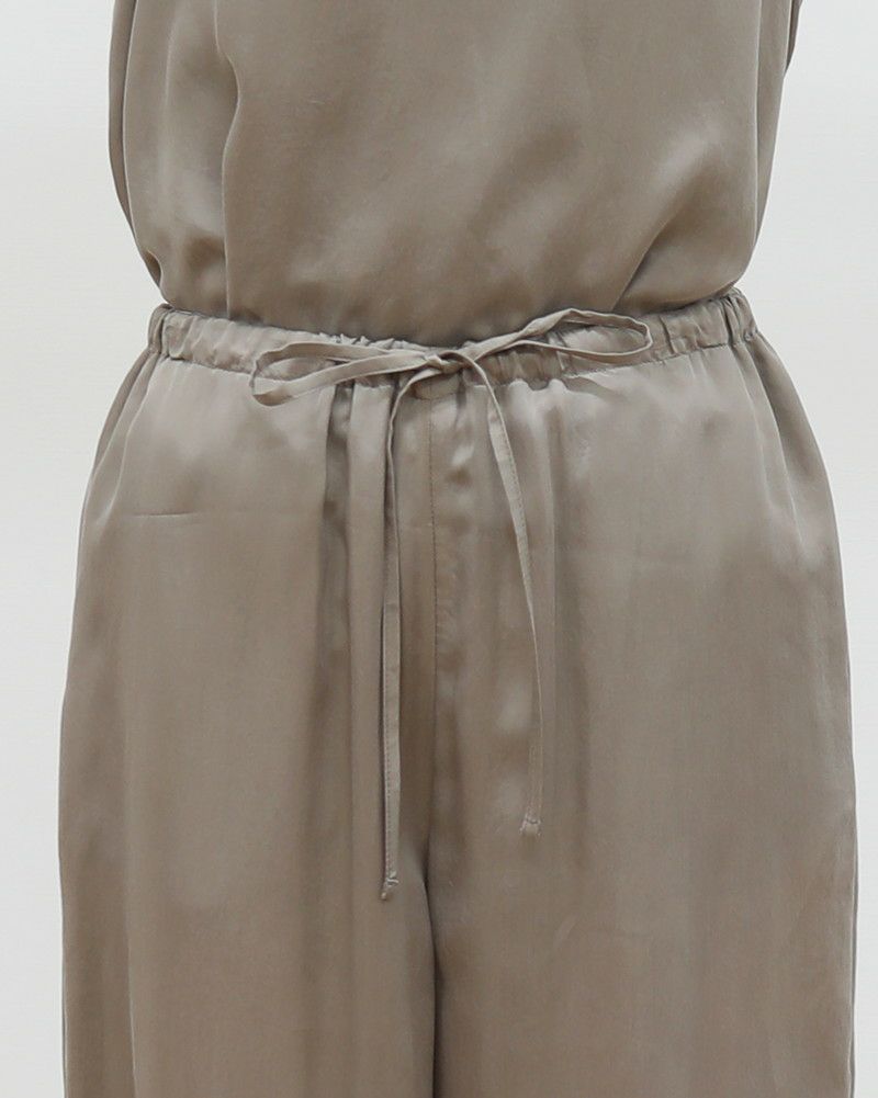 ［LE GLAZIK］裾ドロストキュプラパンツ