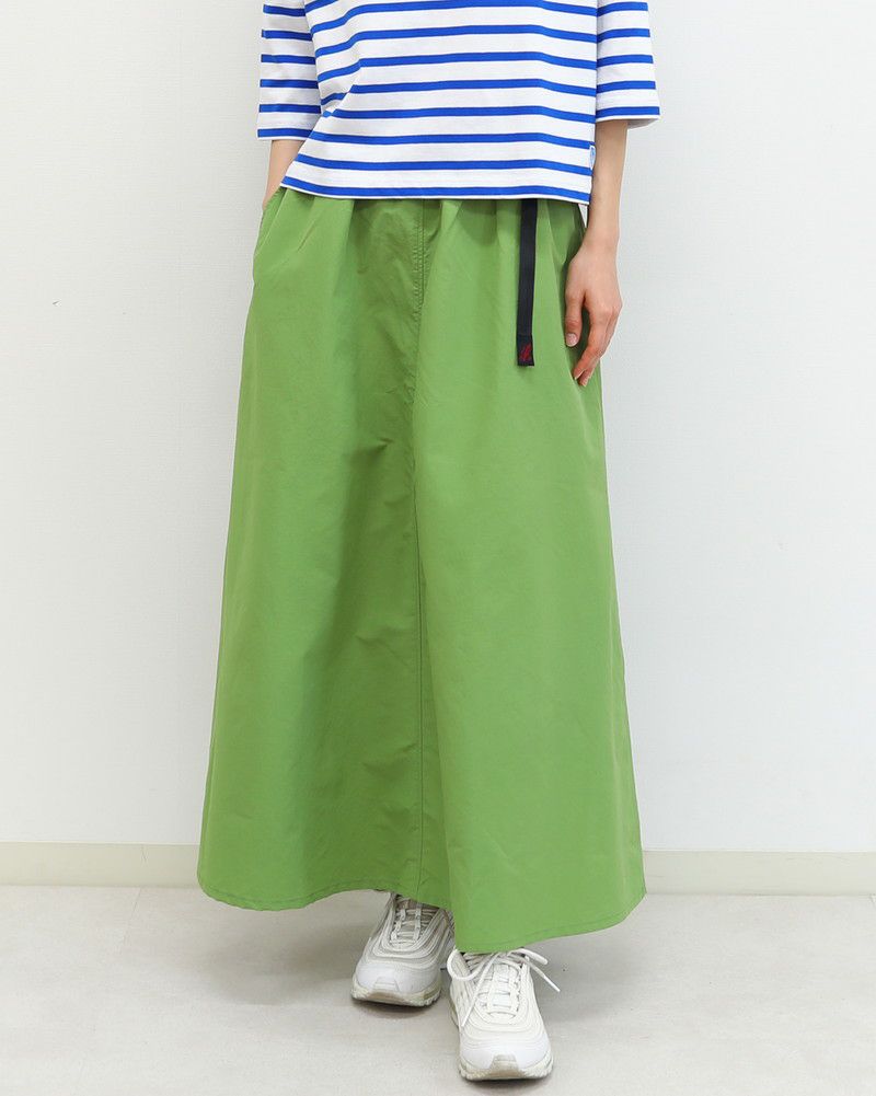 ［Gramicci］ナイロンフレアスカート